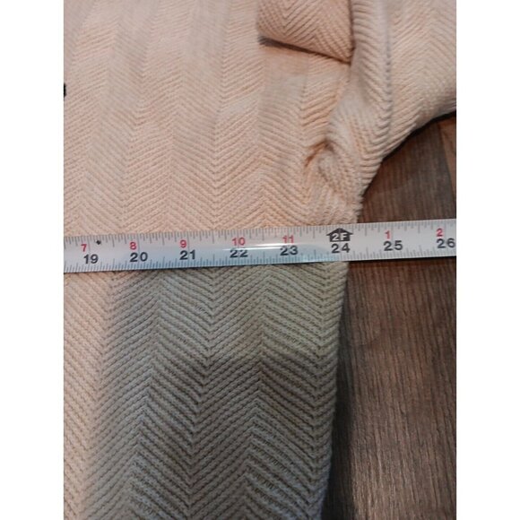 Vintage Chaps Ralph Lauren Sweater Mens 2 X  Ivory Herringbone Hand Framed - Picture 4 of 8